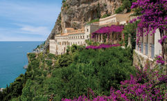 Built into the cliffside above the Gulf of Salerno, the Anantara Convento di Amalfi Grand Hotel includes 13th-century cloisters and numerous terraced gardens.