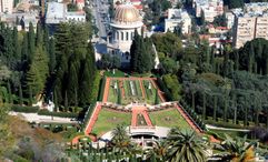The Bahai Gardens in Haifa, Israel.