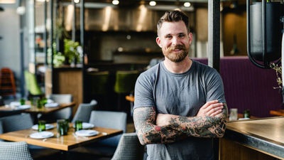 Dale MacKay, a Canadian chef and former "Top Chef" contestant, pictured at Avenue Restaurant, one of the restaurants he co-owns.