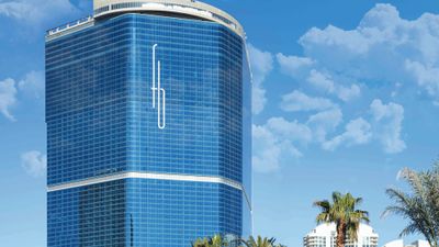 Towering over the north part of the Las Vegas Strip, the 67-story Fontainebleau Las Vegas has 3,644 rooms and suites.