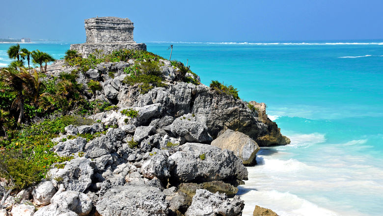 The God of Winds Temple in Tulum.