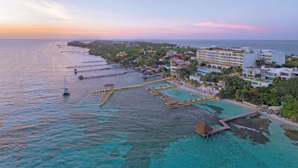 An aerial view of the new Impressions Isla Mujeres by Secrets. Big investments have been made into Mexico luxury resorts in recent years.