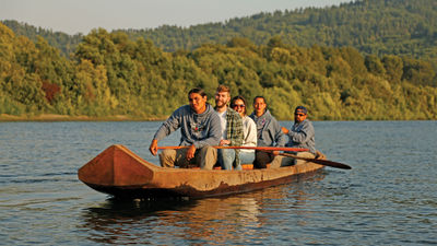 The Visit Native California platform of the Visit California website includes information on all sorts of tribal tourism offerings around the state, including this canoe excursion with the Yurok Tribe of Northern California.