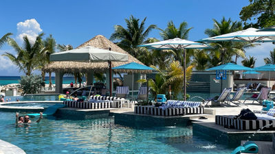 The main pool at Sandals Dunn’s River.