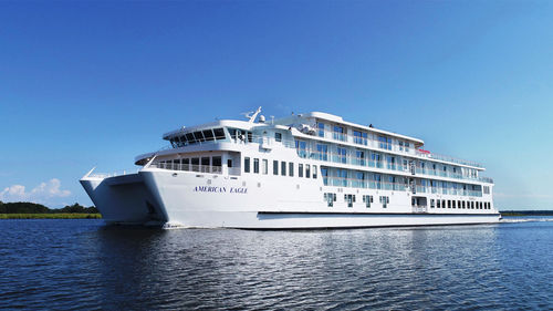 The American Eagle debuted in 2023 as American Cruise Lines' first Coastal Cat.