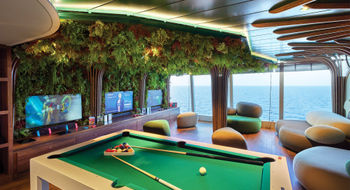 Nautilus Club activities include board games as well as table games, including pool.